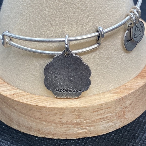💜ALEX AND ANI💜 Healing Love Flower
Charm Bangle in Rafaelian Silver/EUC - Picture 8 of 8